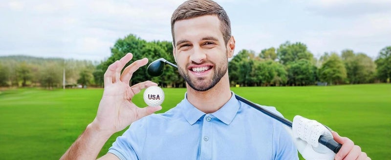 Lightahead USGolfer – Set of 12 Unique Emoticon Fun Putting Practice Golf Balls, Randomly Selected from Listing Images – Novelty Golf Gift - Image 5
